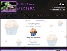Tablet Screenshot of belladonnamedispa.com